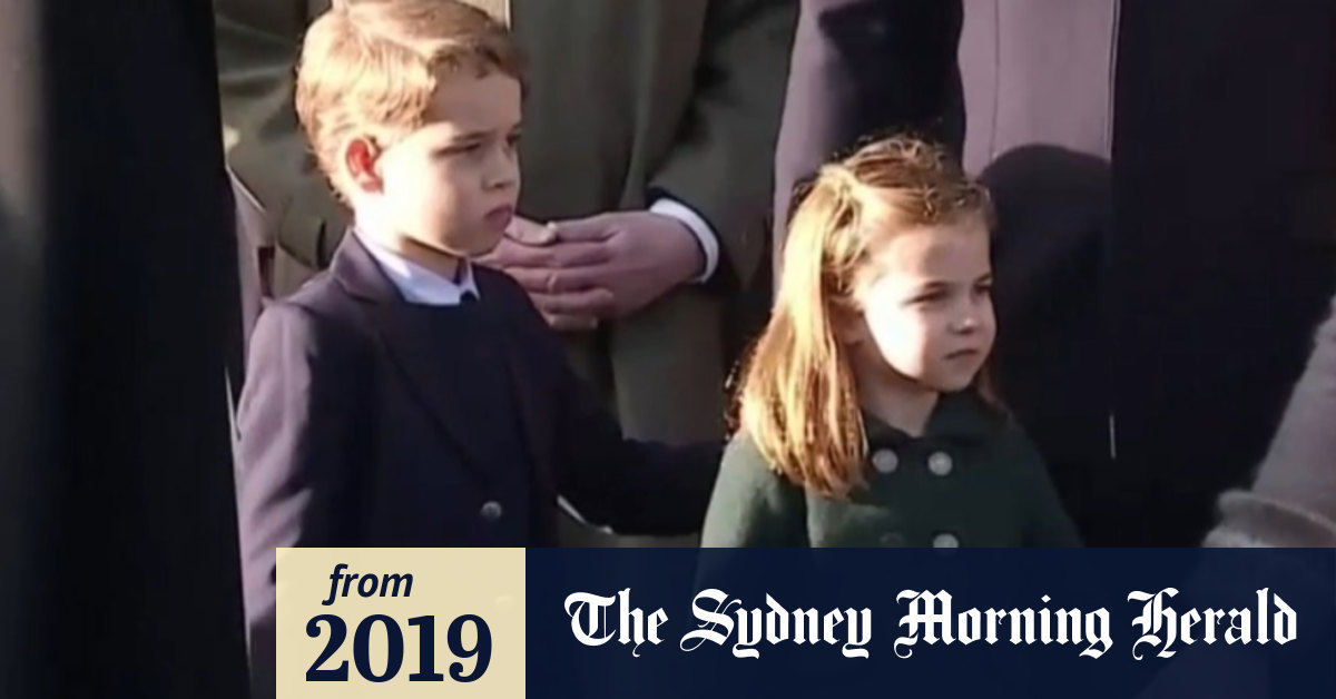 Video Youngest royals steal the show at Sandringham Royal Christmas walk